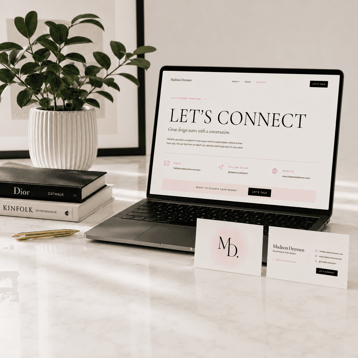 Let's connect — Madison Drennen workspace