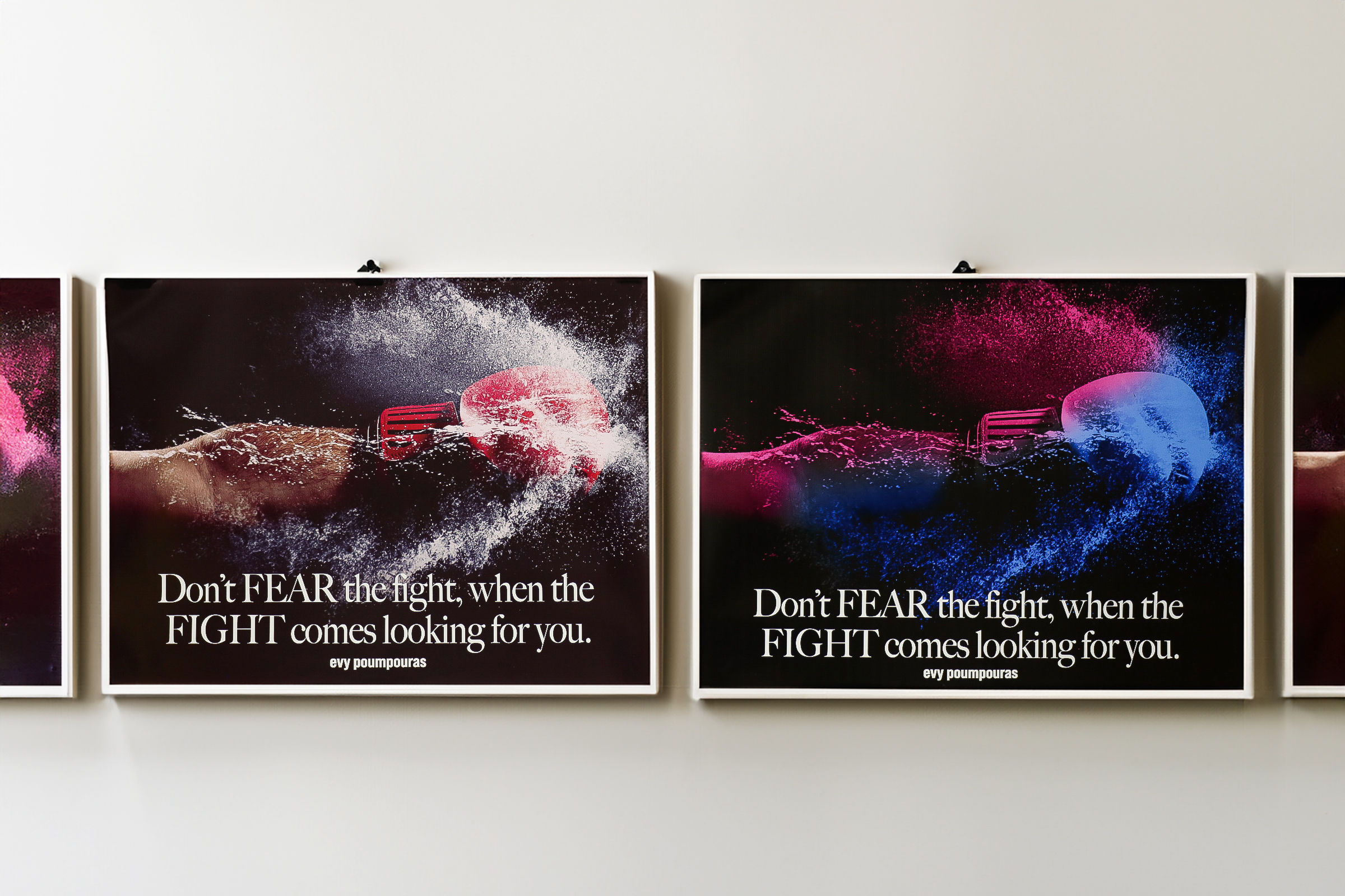 Boxing concept campaign — Don't Fear the Fight
